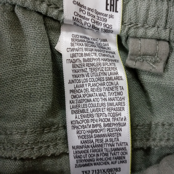 Marks & Spencer Olive Green Track Pants - Picture 16 of 16